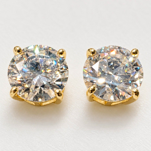 Ctw moissanite stud - 4,