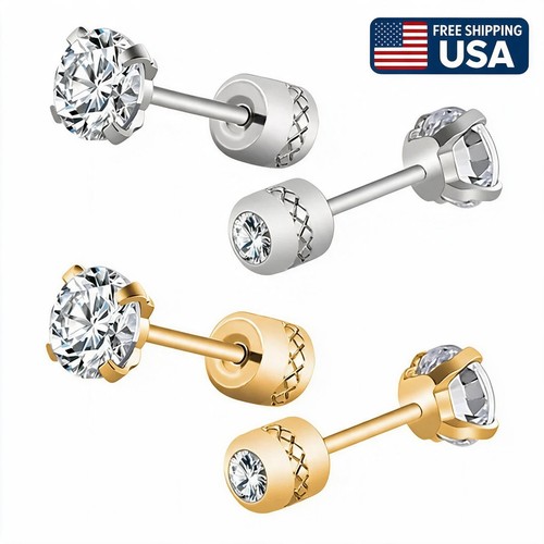 2pcs silver stainless steel - silver,
