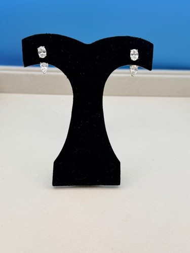 Pear cut drop - , stud