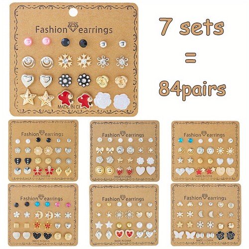 Pairs fashion alloy - fashion, stud