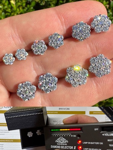 Vvs moissanite studs - vvs,
